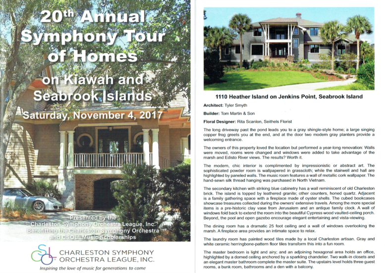 Sharleston Symphony Orchestra League, Inc.